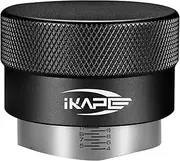 [IKAPE] Coffee Products, 51MM Coffee Distributor, Gravity Adaptive Espresso Distributor Fits All 51MM Espresso Portafilter, Compatible with 51MM Delonghi Bottomless Portafilter (Black)