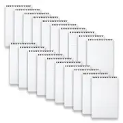20pc Spirax P563 PP Notebook 8mm Ruled Paper 100-Pages Writing Stationery Black