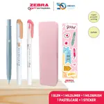 STABILO ZEBRA 文具包熒光筆熒光筆和筆 BLEN 0.7MM BLEN PEN 免費盒 PASTEL 系列