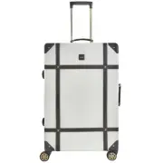 Rock Vintage 78cm Large Hardsided Luggage - Cream