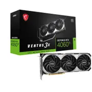MSI nVidia GeForce RTX 4060Ti VENTUS 3X E8 G OC Video Card 2565 MHz Boost Clock, 8GB GDDR6