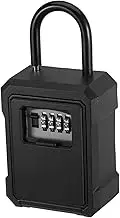 HEATSHAKING Secure Key Lock Box Outdoor Hanging Combination Storage Case for Home Office Garage