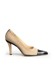 Nude Pointed Toe Pumps