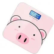 Electronic Scale for Body Weight, Digital Weight Scale, Accurate Smart Bathroom Scale, USB Charging Automatic Weighing Scale, Cartoon Body Scale for Women, Usage for Home Fitness