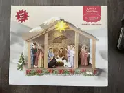 Children's Lighted Nativity Stage St. Nicholas Square