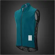 Reflective Vest Cycling Vest Keep Dry Mesh Sleeveless Bike Undershirt Jersey Cycling Reflective Clothing Gilet Cat Reflective Vest (Color : BL221-Blue, Size : XXXL)