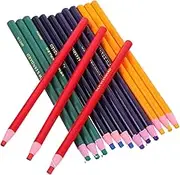 Uonlytech Intense Bright Colors Boys and Girls Pencils 15pcs Wax Pencils Pull String for Sketching