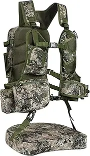 [NatureBlend] Turkey Vest - Ultimate Comfort Turkey Hunting Vest with Seat Cushion and Game Pouch, Turkey Hunting Accessories