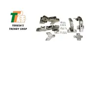 1/2" Overlay, Face Frame Hinge Kit for Pie-Corner Cabinets