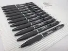 12 x BLACK Sharpie S-Gel Retractable Gel Pen 0.7mm 2096160* TRACKED