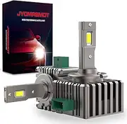JYOMRSMOT D3S D3R LED Bulbs 55W 6000K 600% Brightness Xenon HID Replacement 66340 42403 42302 Bulb, Plug and Play Fog Light Bulbs, Plug and Play, 2 Packs