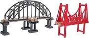 The Train Tracks Wooden Train Set Accessories Bridge Tracks Toy Children's Railway Expansion DIY Fun for Boys and Girls