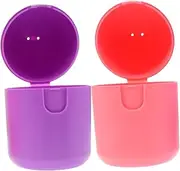 HAWILLOSCH 2Pcs Storage Box High Temperature Resistant Food Grade Female Organizer for Steam for Hygiene Personal Care