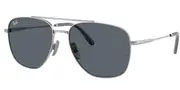 Ray-Ban RB8097 William Titanium 9209R5 Men's Sunglasses Silver Size 59