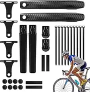 Cycling Tire Mudguard - Quick Release Adjustable Mudguard Set | Thickened Riding Accessories, Black Mud Guard for Road Cycle, Folding Cycle