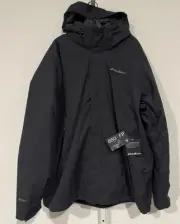 Eddie Bauer Men's Powder Search 2.0 3-In-1 Jacket, Black 2XLT