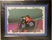 SUPERMAN ANIMATED Series OPC Warner Prod ANIMATION CEL JOR-EL & LARA-EL w COA