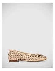 [Wittner] Aimle Pebbled Leather Ballet Flat in Beige