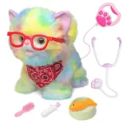 YH YUHUNG Walking Cat Toys for KidsRemote Control Rainbow Kitty Robot Cat Toy...