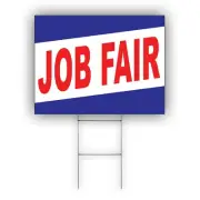 Job Fair Advertising Part Time & Full Time Job Now Hiring Coroplast Yard Sign