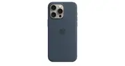 iPhone 15 Pro Max Silicone Case with MagSafe — Storm Blue