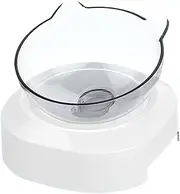 Milisten 1Pc Cat Food Feeder Bowl Unique Design for Comfortable Feeding Neck Care Durable Pet Bowl with Low Center of Gravity for Stability for Cat Owners