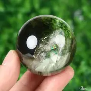 Gemstone 1.9" Citrine Hand Carved Crystal Ball/Sphere, Crystal Healing