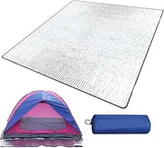 Generic Camping Mat, Aluminum Sleeping Foam Mat, Heat Insulation Waterproof Mat, Foldable Double Sided Tent Mat, Outdoor Camping Picnic Hiking
