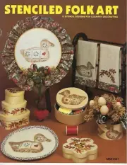 Stenciled Folk Art 15 Stencil Designs for Country Decorating Vintage Craft Book