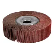 10 Pack 6" x 1.5" x 1" Inch 120 Grit Bench Pedestal Grinder Unmounted Flap Wheel