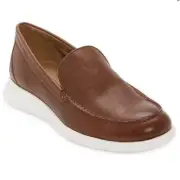 Stafford Men's Albert Ortholite Loafers Cognac Size 9.5 M