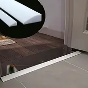 Non-Slip Door Threshold Ramp, Wheelchair Ramps, Curb Ramp Perfect for Scooter Sweeper and Pets Shower Threshold Water Barrier (Color : 160cm, Size : 5 * 1.8cm)