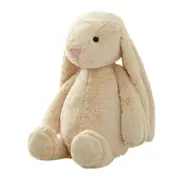 Lovely Bunny Velveteen Rabbit Plush Toys Soft Comfortable Skin-friendly Plush Doll For Kids Christmas Children's Day Banmo Brown