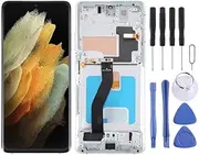 Mobile Phone LCD Display OLED LCD Screen for Galaxy S21 Ultra 5G SM-G998B Digitizer Full Assembly with Frame, Display Size: 6.78 inch Spare Parts