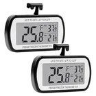2 Pack Refrigerator Fridge Thermometer Digital Freezer Room Thermometer Large