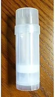 (11) Empty Clear Plastic Deodorant Containers (Natural) - 2.2 Oz Cylinders for heel balm, lotion bar etc. …