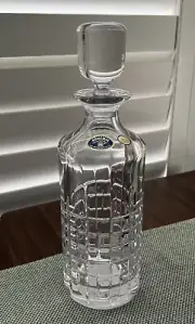 NEW! Bohemia Crystal Cut Whiskey Decanter Wine Decanter ‘Ricky’ 750ml