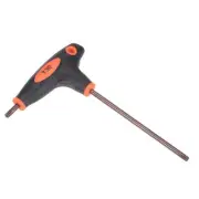 T30 Anti Tamper Proof Torx Key T-Handle Dual End Wrench, S2 Steel