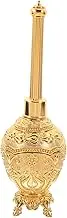 HIAKDOFT Sturdy Zinc Alloy Holy Water Bottle Small Glass Container Holy Water Holder Decorative Easter