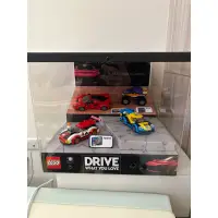 在飛比找蝦皮購物優惠-樂高Lego原廠展示盒Led包含車子 場景