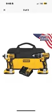 Dewalt DCK283D2 20V MAX XR Brushless Lithium-Ion Compact Drill/driver Combo Kit