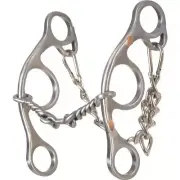 Classic Equine Sherry Cervi Diamond Short Shank Barrel Bit- Twisted Wire Dog