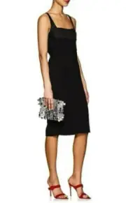 Narciso Rodriguez - Black Sheath Cutout Dress, size 2 US, NWT, Made in Italy