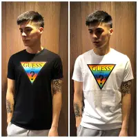 在飛比找Yahoo!奇摩拍賣優惠-美國百分百【全新真品】 Guess T恤 T-shirt 短