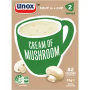 Unox Cream Of Mushroom Soup In A Cup 2 Pack