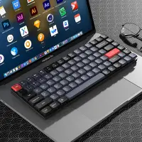 在飛比找Yahoo!奇摩拍賣優惠-鍵盤 Keychron K3Pro雙模機械鍵盤超薄矮軸蘋果M