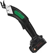 Electric Scissors 3.6v Li-Ion Rechargeable Battery Cordless Power Scissors with 2 Type Cutting Blades for Cutting Fabric Leather PVC Curtain Carpet
