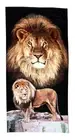 Lion King of the Jungle Theme Luxurious 100% Cotton Beach Towel - NWT
