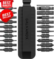 21PC Flat Bit-Kit for Leatherman Multi-Tool, Hardened S2 Impact Steel, Double-Si
