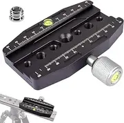 [fotoconic] CL-110N Quick Release Clamp Compatible with Arca Swiss QR Plate, Arca Clamp Relacement for Tripod Monopod